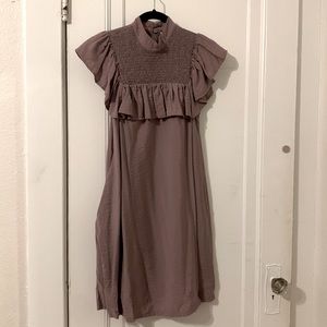 Target ruffle shoulder dress